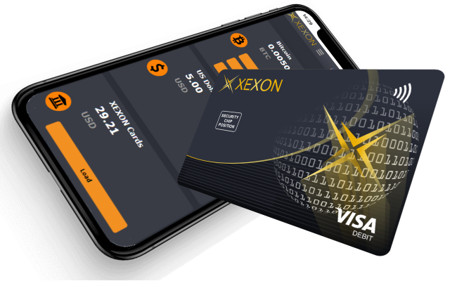Xexon card and app
